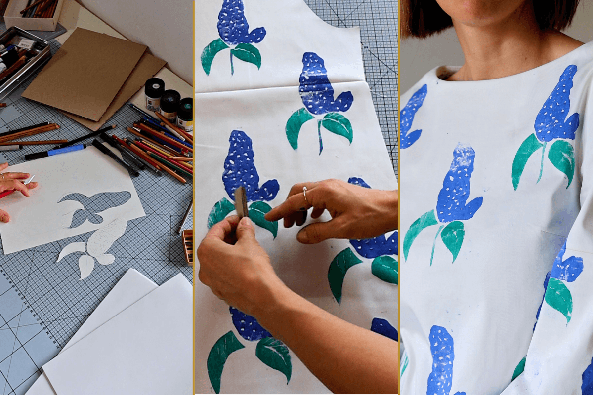 Stoff von Hand bedrucken – ein Blick in die Werkstatt