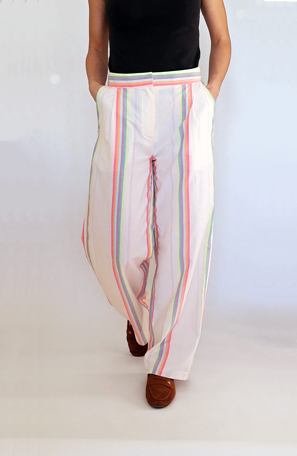 Bundfaltenhose Liv