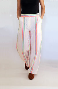 Bundfaltenhose Liv für Damen mit weitem, geradem Bein