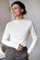 Longsleeve Suki mit Stehkragen