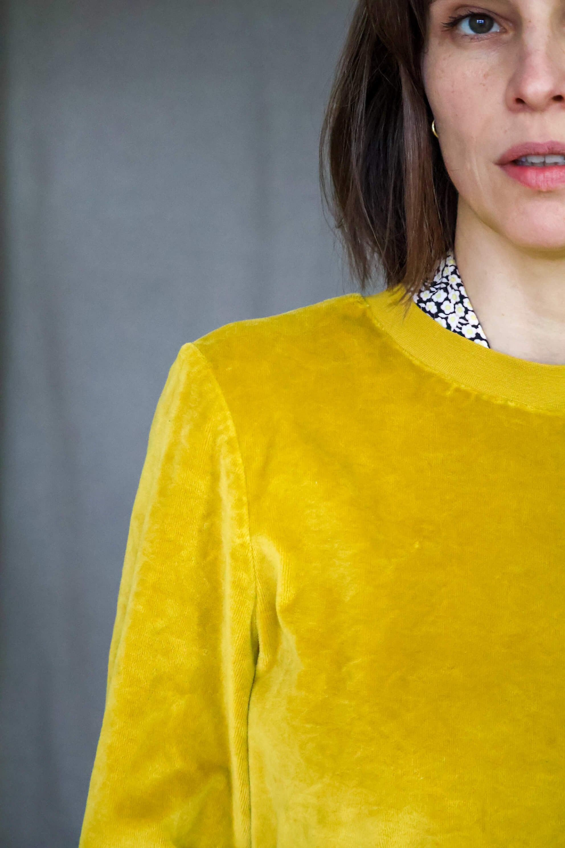 Pullover Laurie, genäht aus Nicky- oder Sweatstoff