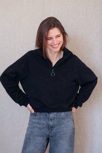 Sweatshirt Alice mit Raglanärmeln und leichter cropped Länge