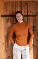 Longsleeve Suki mit Stehkragen