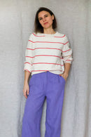 Bequeme Hose Liv mit seitlichen Eingriffstaschen
